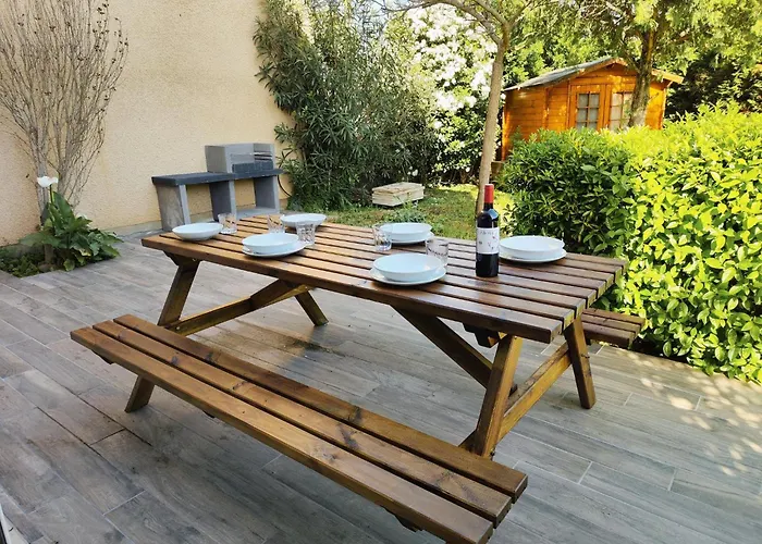 Le Patio Garonne Maison 6 Personnes, Climatise, Netflix * Порте-сюр-Гарон